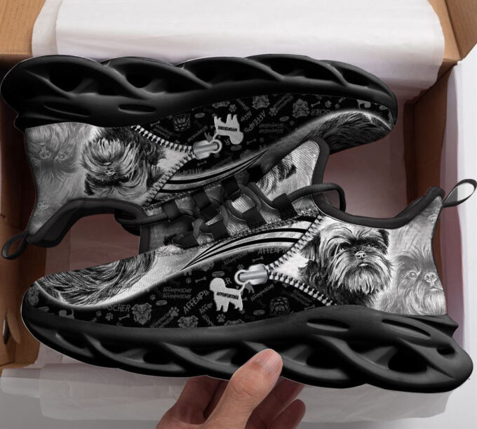 Affenpinscher Sketch Max Soul Shoes For Women Men, Best Gift For Pet Lover