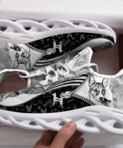 Basenji Sketch Max Soul Shoes For Men And Women, Best Gift For Pet Lover