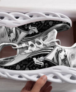 Basset Hound Sketch Max Soul Shoes For Women Men, Best Gift For Pet Lover