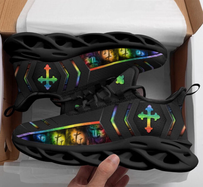 Black Jesus Running Sneakers 3 Max Soul Shoes For Men And Women