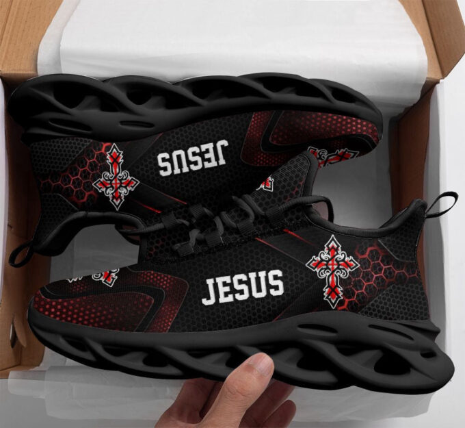 Black Jesus Running Sneakers Max Soul Shoes For Men And Women