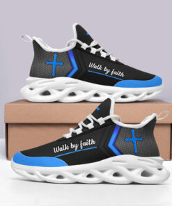 Black Jesus Walk By Faith Running Sneakers 3 Max Soul Shoes For Men And Women