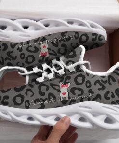 Cute Frenchie Mom, Leopard Pattern Max Soul Shoes, Best Gift For Men And Women
