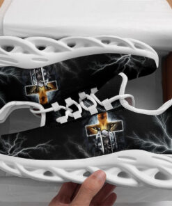 Jesus Black Running Sneakers Max Soul Shoes For Men And Women