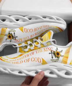 Jesus Daughter Of The King Running Sneakers Yellow Max Soul Shoes  For Men And Women