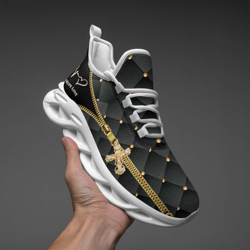Jesus Faith Hope Love Running Sneakers Max Soul Shoes For Men And Women - Image 6