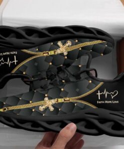 Jesus Faith Hope Love Running Sneakers Max Soul Shoes For Men And Women
