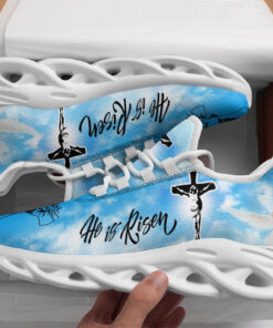 Jesus He Is Risen Running Sneakers Max Soul Shoes For Men And Women