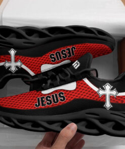 Jesus Red Running Sneakers Max Soul Shoes For Men And Women