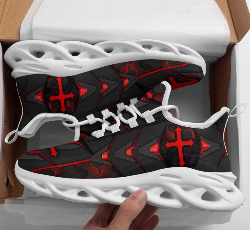 Jesus Running Black Sneakers 2 Max Soul Shoes For Men And Women