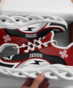 Jesus Running Red Sneakers Max Soul Shoes For Men And Women