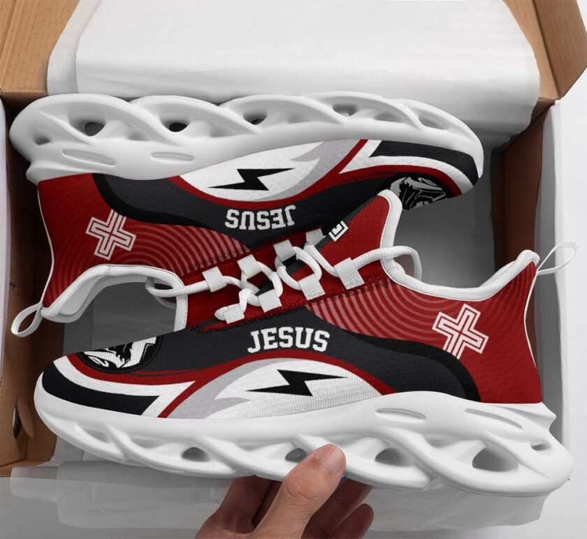 Jesus Running Red Sneakers Max Soul Shoes For Men And Women