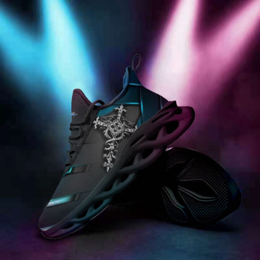 Jesus Running Sneakers Black 1 Max Soul Shoes For Men And Women - Image 3