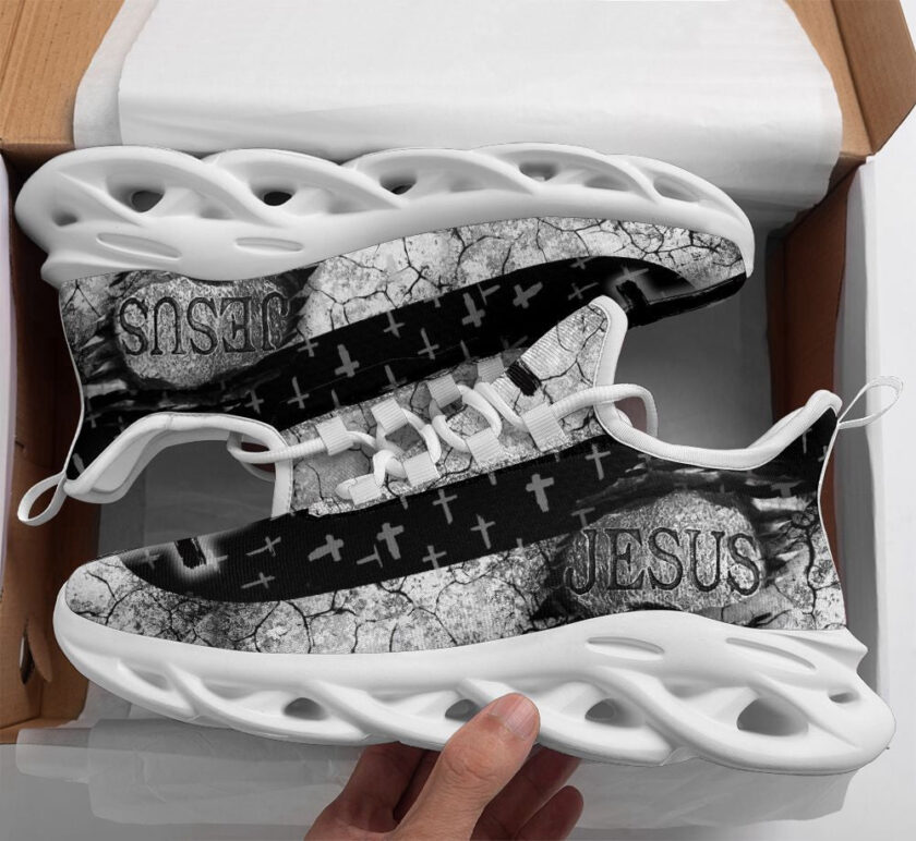 Jesus Running Sneakers Black 3 Max Soul Shoes For Men And Women
