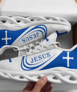Jesus Running Sneakers Blue 1 Max Soul Shoes For Men And Women
