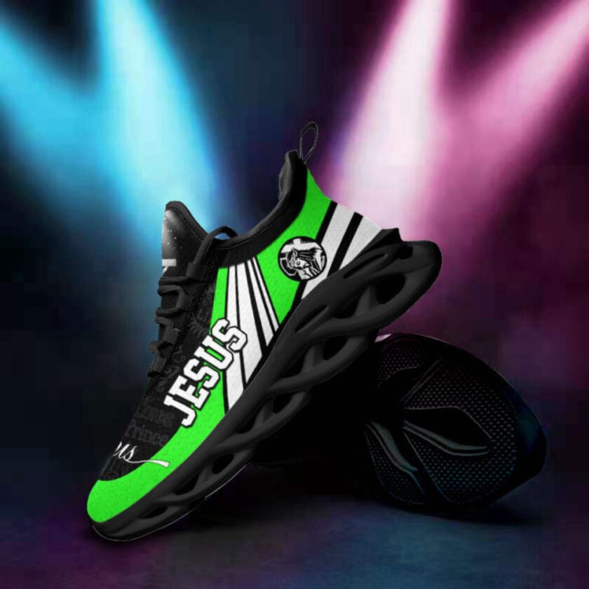 Jesus Running Sneakers Green Max Soul Shoes For Men And Women - Image 4