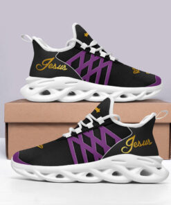 Jesus Running Sneakers Purple Max Soul Shoes For Men And Women