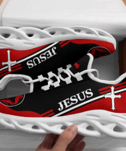 Jesus Running Sneakers Red 2 Max Soul Shoes For Men And Women