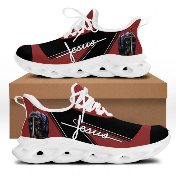 Jesus Running Sneakers Red Max Soul Shoes For Men And Women