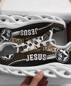 Jesus Running Sneakers White Black Max Soul Shoes For Men And Women