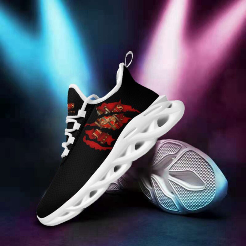 Jesus Saved My Life Running Sneakers Black Max Soul Shoes  For Men And Women - Image 3