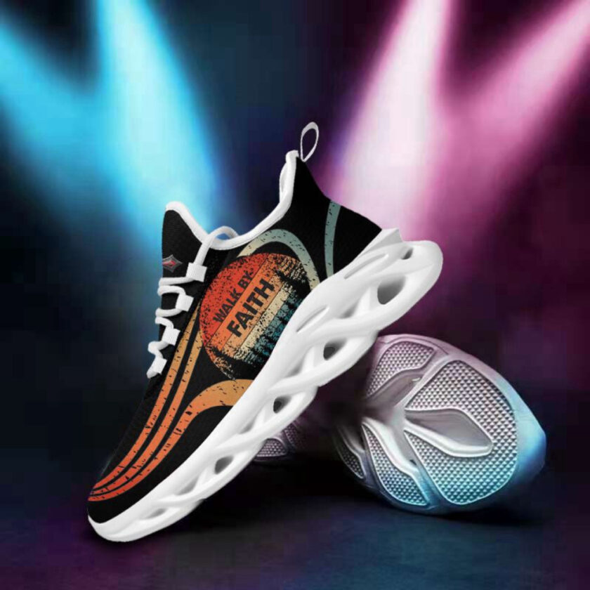 Jesus Walk By Faith Running Sneakers 1 Max Soul Shoes For Men And Women - Image 3