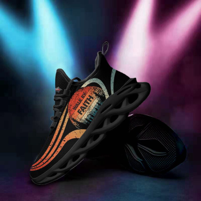 Jesus Walk By Faith Running Sneakers 1 Max Soul Shoes For Men And Women - Image 4