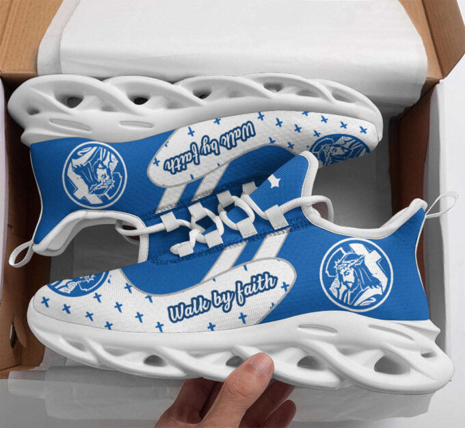 Jesus Walk By Faith Running Sneakers 3 Max Soul Shoes For Men And Women