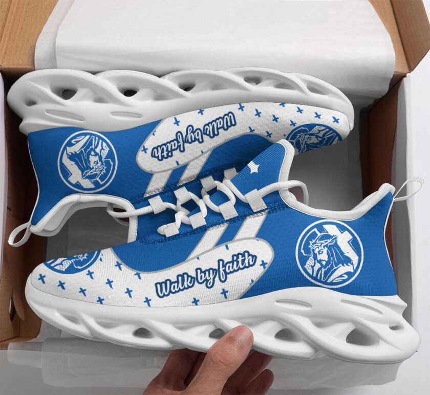 Jesus Walk By Faith Running Sneakers 3 Max Soul Shoes For Men And Women