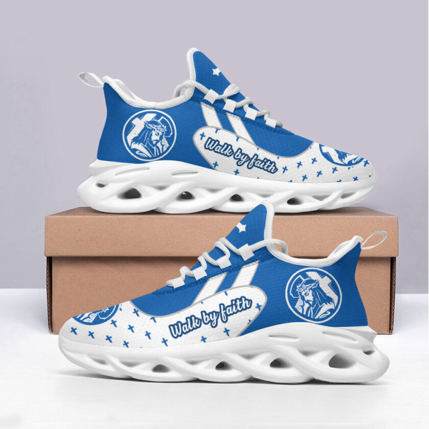 Jesus Walk By Faith Running Sneakers 3 Max Soul Shoes For Men And Women - Image 3