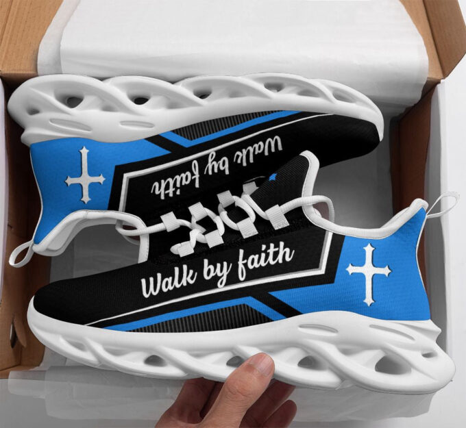 Jesus Walk Red By Faith Running Sneakers Max Soul Shoes For Men And Women