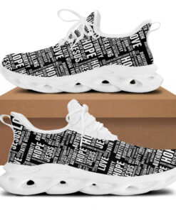 Jesus White Black Running Sneakers Max Soul Shoes For Men And Women