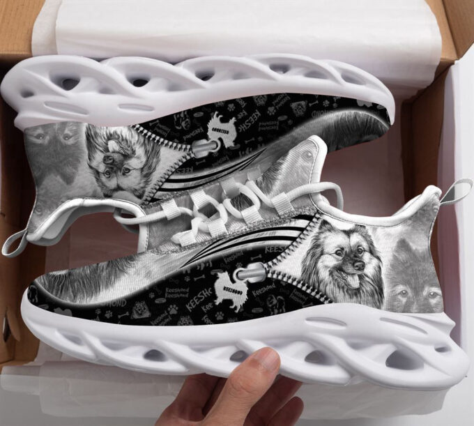 Keeshond Sketch Max Soul Shoes For Women Men Kid, Gift For Dog Lover