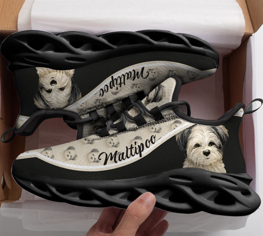 Maltipoo Max Soul Shoes For Women Men, Gift For Dog Lover - Image 2