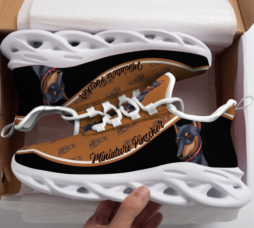 Miniature Pinscher Max Soul Shoes, Gift For Dog Lover