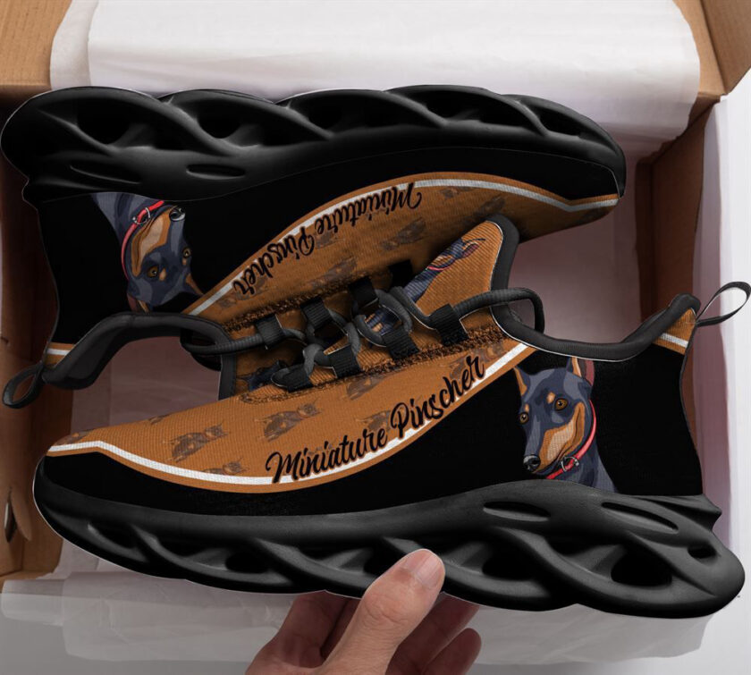 Miniature Pinscher Max Soul Shoes, Gift For Dog Lover - Image 2