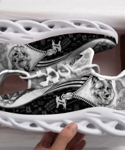 Norwegian Elkhound Sketch Max Soul Shoes For Women Men Kid, Gift For Dog Lover