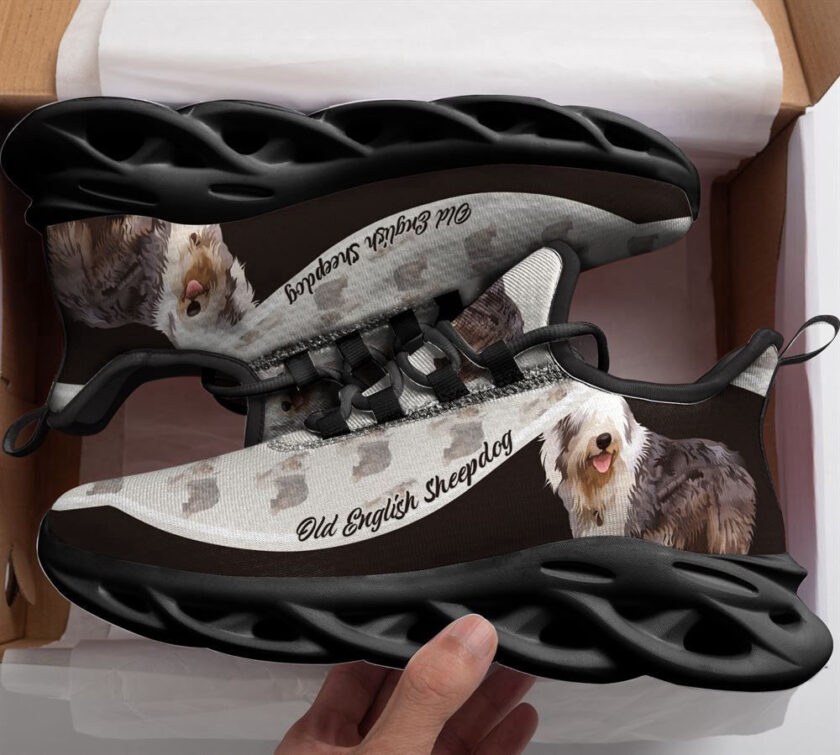 Old English Sheepdog Max Soul Shoes, Gift For Dog Lover - Image 2