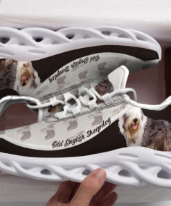 Old English Sheepdog Max Soul Shoes, Gift For Dog Lover
