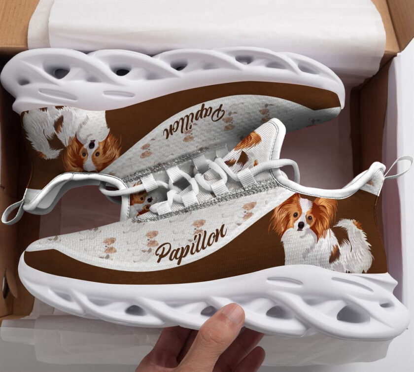 Papillon Max Soul Shoes, For Women Men Kid, Gift For Dog Lover