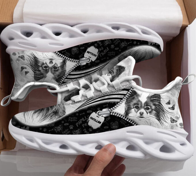 Papillon Sketch Max Soul Shoes For Women Men Kid, Gift For Dog Lover