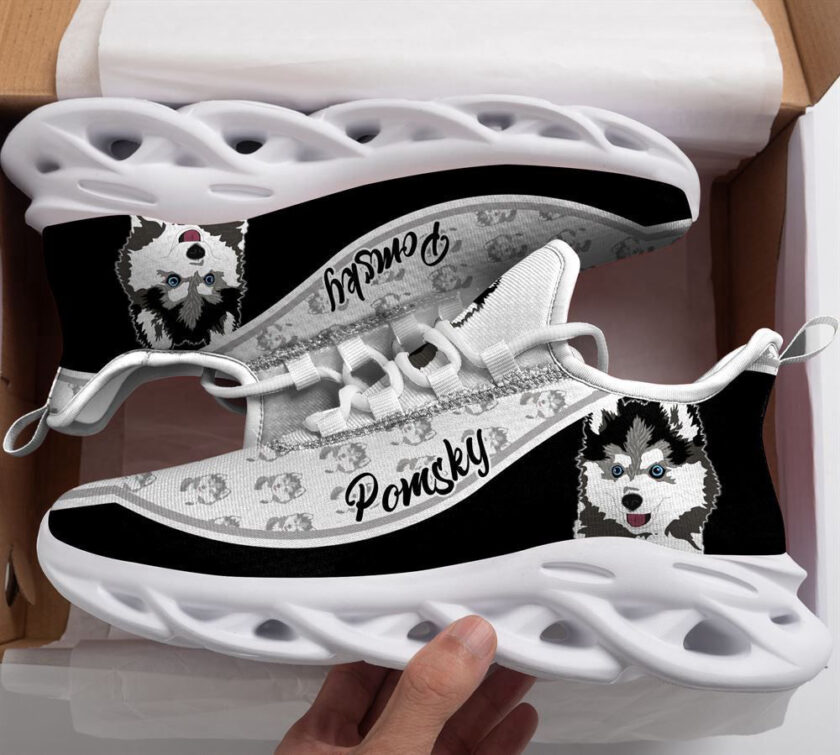 Pomsky Max Soul Shoes For Women Men, Gift For Dog Lover