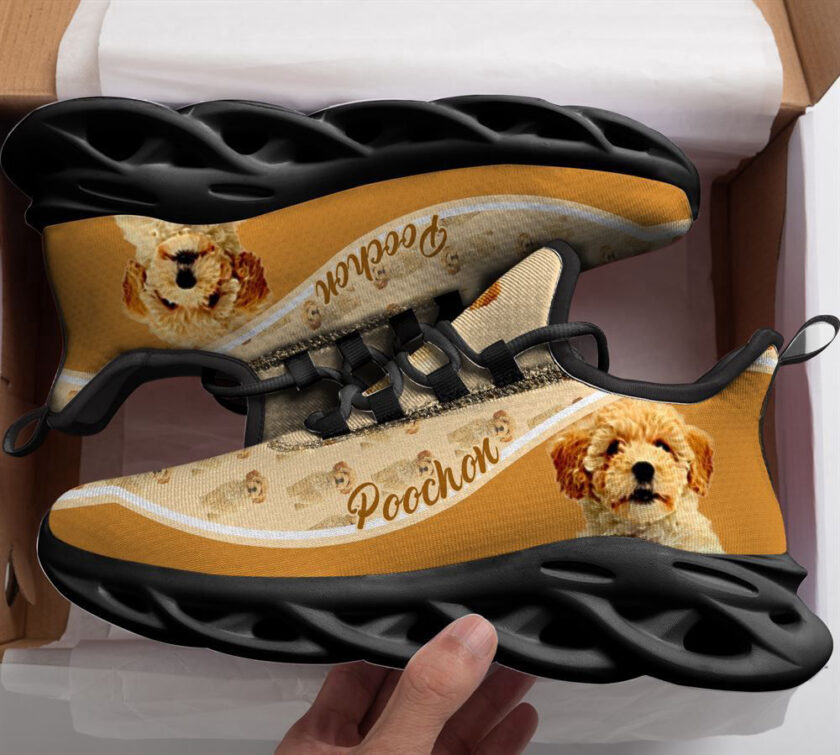 Poochon Max Soul Shoes For Women Men, Gift For Dog Lover - Image 2