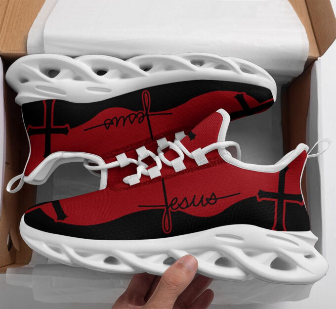 Red Jesus Running Sneakers 1 Max Soul Shoes For Men And Women