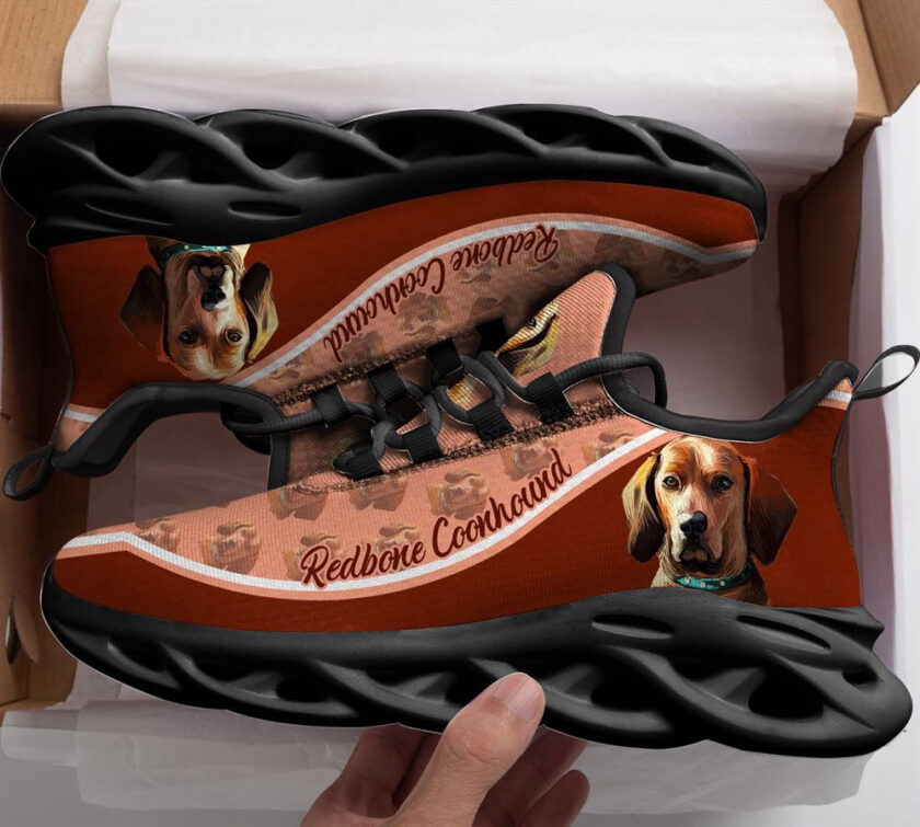 Redbone Coonhound Max Soul Shoes For Women Men, Gift For Dog Lover - Image 2