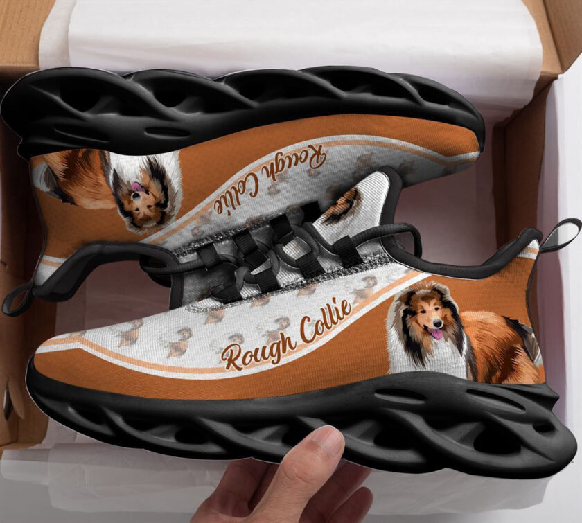 Rough Collie Max Soul Shoes For Women Men, Gift For Dog Lover - Image 2