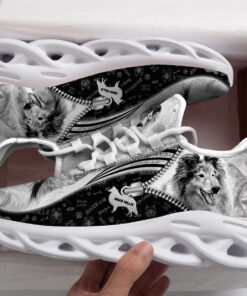 Rough Collie Sketch Max Soul Shoes For Women Men Kid, Gift For Dog Lover