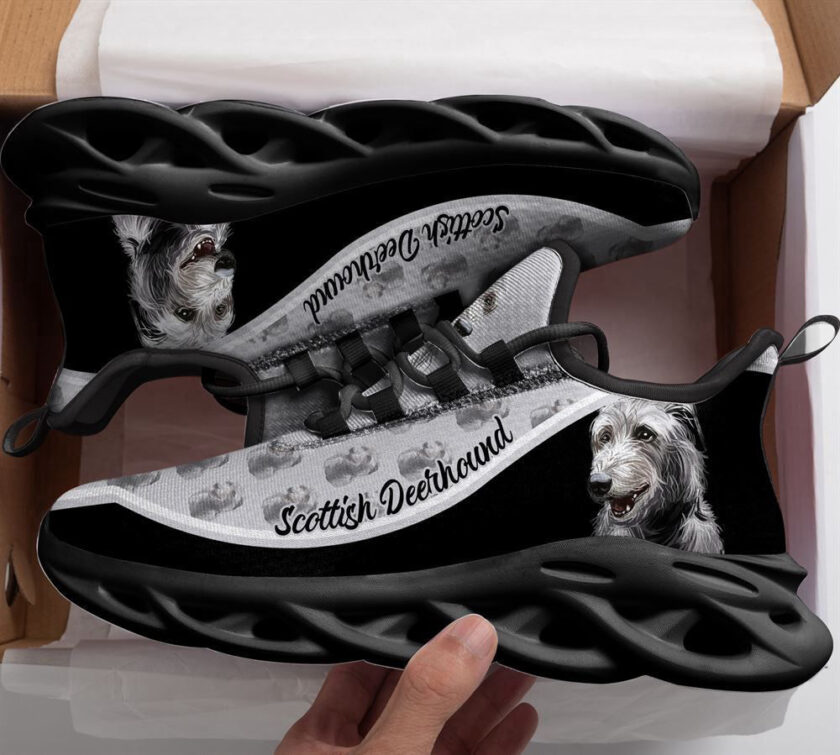 Scottish Deerhound Max Soul Shoes For Women Men, Gift For Dog Lover - Image 2