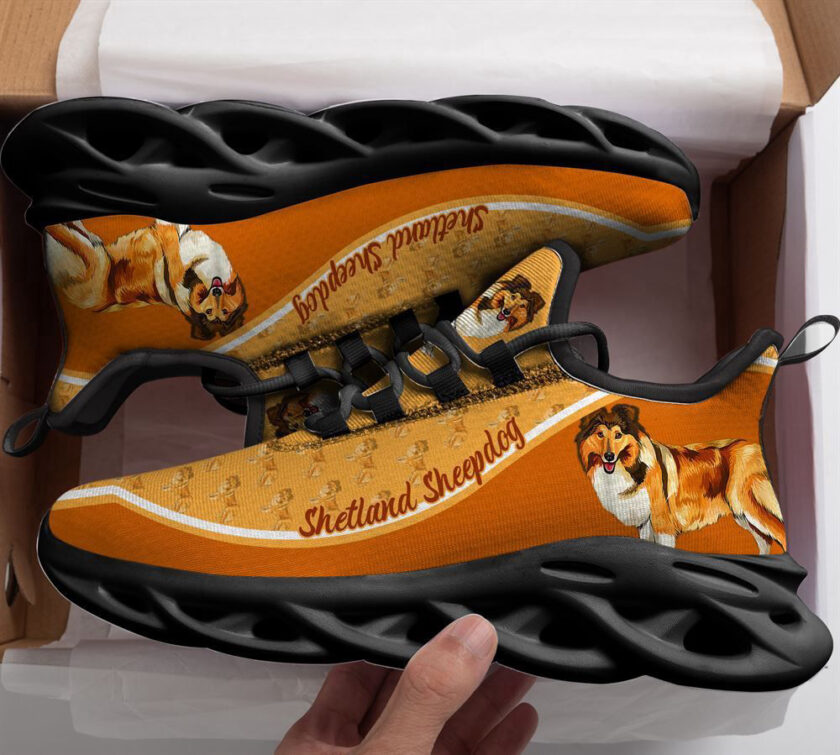 Shetland Sheepdog Max Soul Shoes For Women Men, Gift For Dog Lover - Image 2