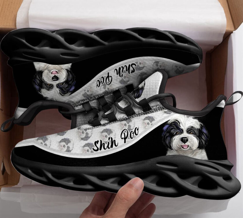 Shih Poo Max Soul Shoes For Women Men, Gift For Dog Lover - Image 2